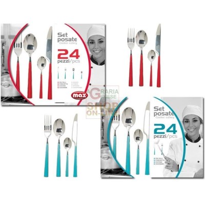 MAX SET 24 POSATE - COOKER CUTLERY