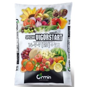 CONCIME SPECIAL VIGORSTART ORGANO MINERALE N.P.K. 14.7.7 kg. 25 CONCIME SPECIAL VIGORSTART ORGANO MINERALE N.P.K. 14.7.7 kg. 25
