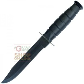 CROSSNAR PUGNALE DI SOPRAVVIVENZA LAMA BRUNITA CON FODERO RIGIDO CM. 30 MOD. 10954 CROSSNAR PUGNALE DI SOPRAVVIVENZA LAMA BRUNITA CON FODERO