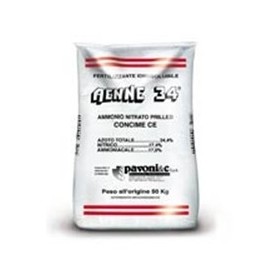 NITRATO AMMONICO 34% PER FERTIRRIGAZIONE KG. 25 NITRATO AMMONICO 34% PER FERTIRRIGAZIONE KG. 25