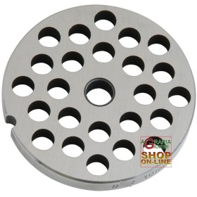 PIASTRA IN ACCIAIO INOX PER TRITACARNE 12 FORO 10 PIASTRA IN ACCIAIO INOX PER TRITACARNE 12 FORO 10