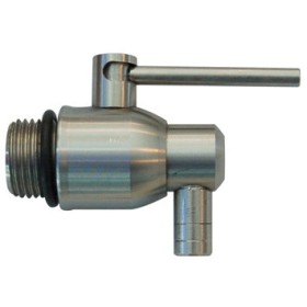 RUBINETTO INOX PER CONTENITORE 1/2 A LEVA CAPALDO RUBINETTO INOX PER CONTENITORE 1/2 A LEVA CAPALDO