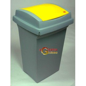 TATA BIDONE RECYCLING LT. 50 GIALLO TATA BIDONE RECYCLING LT. 50 GIALLO