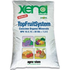 TOPFRUITSYSTEM CONCIME ORGANO-MINERALE NPK 10.5.15 + 28 SO3 + 7,5 C KG. 25 TOPFRUITSYSTEM CONCIME ORGANO-MINERALE NPK 10.5.15 + 28 SO3 +