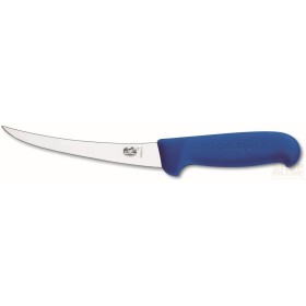 VICTORINOX COLTELLO SCANNARE LAMA CURVA CM. 15 CON MANICO FIBROX BLU 5.6602.15 VICTORINOX COLTELLO SCANNARE LAMA CURVA CM. 15 CON MANICO