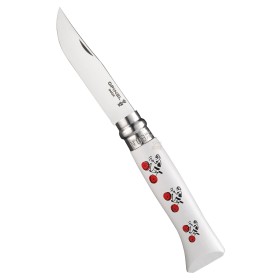 OPINEL INOX N. 8 COLTELLO TOUR DE FRANCE MAILLOT A POIS OPINEL INOX N. 8 COLTELLO TOUR DE FRANCE MAILLOT A POIS