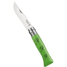 OPINEL INOX N. 8 COLTELLO TOUR DE FRANCE MAILLOT VERT OPINEL INOX N. 8 COLTELLO TOUR DE FRANCE MAILLOT VERT