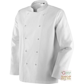 GIACCA DA CUOCO 100% COTONE  COLORE BIANCO  TG  S XXL GIACCA DA CUOCO 100% COTONE COLORE BIANCO TG S XXL