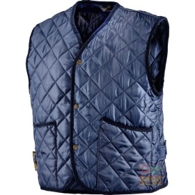 GILET HUSKY IN NYLON PVC TRAPUNTATO  COLORE BLU  TG  M L XL XXL GILET HUSKY IN NYLON PVC TRAPUNTATO COLORE BLU TG M L XL XXL