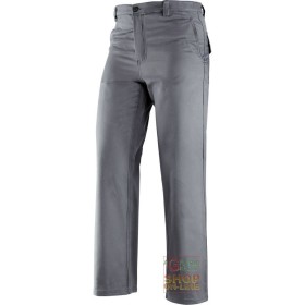 PANTALONE 100% COTONE SANFORIZZATO GR  250  CUCITURE IN CONTRASTO  COLORE GRIGIO  TG  S XXL PANTALONE 100% COTONE SANFORIZZATO GR 250 CUCITURE IN CONTRASTO