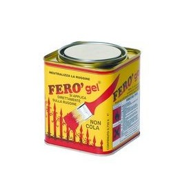 FERO GEL VERNICE DA APPLICARE DIRETTAMENTE SULLA RUGGINE ML. 750 FERO GEL VERNICE DA APPLICARE DIRETTAMENTE SULLA RUGGINE ML. 750