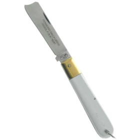 FRARACCIO COLTELLO PERMESSO DALLA LEGGE CM. 17 MANICO BIANCO FRARACCIO COLTELLO PERMESSO DALLA LEGGE CM. 17 MANICO BIANCO