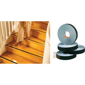 TESA STRISCIA AUTOADESIVA ANTISDRUCCIOLO PER GRADINI E PAVIMENTI COLORE NERO MM. 25 X MT. 15 TESA STRISCIA AUTOADESIVA ANTISDRUCCIOLO PER GRADINI E