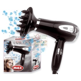 MAX ASCIUGACAPELLI 2200W EVOLUTION CON DIFFUSORE MAX ASCIUGACAPELLI 2200W EVOLUTION CON DIFFUSORE