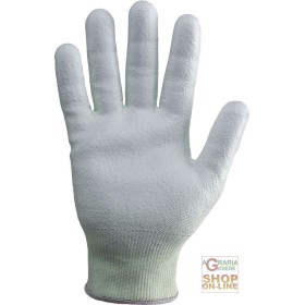 GUANTI IN TESSUTO DYNEEMA®  PALMO IN POLIURETANO  TG  S XL  COLORE VERDE CHIARO GUANTI IN TESSUTO DYNEEMA® PALMO IN POLIURETANO TG S XL COLORE