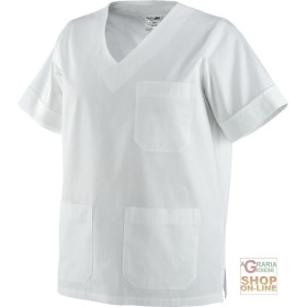 CASACCA USO MEDICO IN 100% COTONE  COLORE BIANCO  TG  XS XXL CASACCA USO MEDICO IN 100% COTONE COLORE BIANCO TG XS XXL