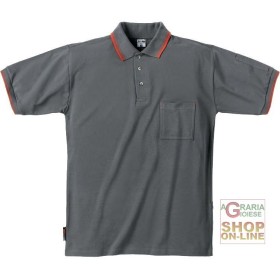 MAGLIETTA POLO MANICA CORTA CON TASCHINO 100% COTONE PETTINATO GR  190  COLORE FANGO  TG  M XXL MAGLIETTA POLO MANICA CORTA CON TASCHINO 100% COTONE PETTINATO