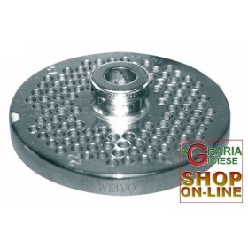 PIASTRA IN ACCIAIO INOX PER TRITACARNE 8 FORO 4,5 PIASTRA IN ACCIAIO INOX PER TRITACARNE 8 FORO 4,5