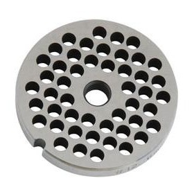 PIASTRA IN ACCIAIO INOX PER TRITACARNE 8 FORO 6 PIASTRA IN ACCIAIO INOX PER TRITACARNE 8 FORO 6