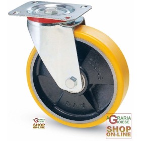 RUOTA INDUSTRIALE ULTR. ART. 22 DIAMETRO MM. 80X20 GIREVOLE RUOTA INDUSTRIALE ULTR. ART. 22 DIAMETRO MM. 80X20 GIREVOLE
