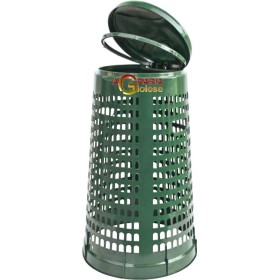 TRESPOLO PORTASACCO SPAZZATURA NETTEZZA URBANA LT. 110 DIAM. CM. 51-38 H85 TRESPOLO PORTASACCO SPAZZATURA NETTEZZA URBANA LT. 110 DIAM.