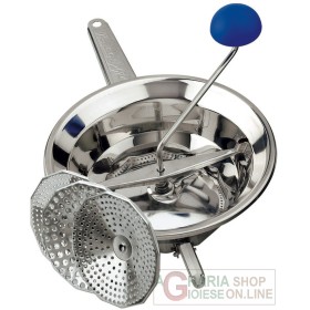 PASSATUTTO MANUALE POMODORI E VERDURE IN PLASTICA PASSAVERDURE INOX CM. 24 PASSATUTTO MANUALE POMODORI E VERDURE IN PLASTICA PASSAVERDURE