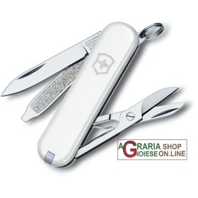 VICTORINOX CLASSIC SD COLTELLINO PORTACHIAVI MULTIUSO COLORE BIANCO MM. 58 VICTORINOX CLASSIC SD COLTELLINO PORTACHIAVI MULTIUSO COLORE