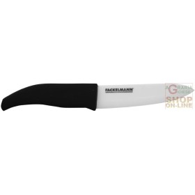 FACKELMANN COLTELLO UNIVERSALE CON LAMA IN CERAMICA E MANICO IN SOFT GRIP NERO CM. 20 NIROSTA CERAMIC FACKELMANN COLTELLO UNIVERSALE CON LAMA IN CERAMICA E MANICO IN