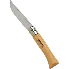 COLTELLO OPINEL LAMA IN ACCIAIO INOX MANICO IN FAGGIO N. 10 COLTELLO OPINEL LAMA IN ACCIAIO INOX MANICO IN FAGGIO N. 10