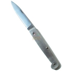 CONAZ COLTELLO SICILIANO MANICO INOX CM. 16 CONAZ COLTELLO SICILIANO MANICO INOX CM. 16