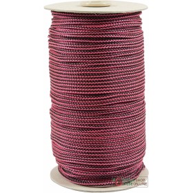 CORDONCINO IN POLIPROPILENE MM. 3 ROSSO NERO ADATTABILE COME ATTREZZATURA PER LA PESCA MT. 250 CORDONCINO IN POLIPROPILENE MM. 3 ROSSO NERO ADATTABILE COME