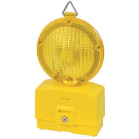 LAMPEGGIATORE A LED PER CANTIERE LUCE GIALLA senza batteria LAMPEGGIATORE A LED PER CANTIERE LUCE GIALLA senza batteria