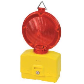 LAMPEGGIATORE A LED PER CANTIERE LUCE ROSSA senza batteria LAMPEGGIATORE A LED PER CANTIERE LUCE ROSSA senza batteria