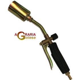 NOVITAL CANNELLO BRUCIATORE SALDATORE CON LEVA A GAS CORTO PER DISINFETTARE GABBIE SALDARE GUAINE CM. 38 NOVITAL CANNELLO BRUCIATORE SALDATORE CON LEVA A GAS CORTO PER