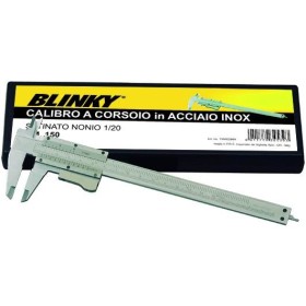 CALIBRO A CORSOIO NONIO INOX SCALA 1/20 MM.  150 CALIBRO A CORSOIO NONIO INOX SCALA 1/20 MM. 150