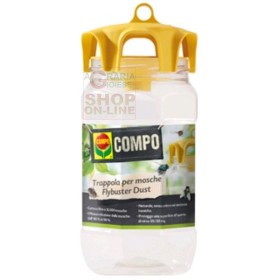 COMPO Flybuster Dust TRAPPOLA CATTURA MOSCHE PER ESTERNO CON POLVERE IDROSOLUBILE COMPO Flybuster Dust TRAPPOLA CATTURA MOSCHE PER ESTERNO CON
