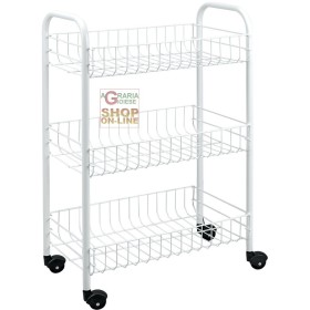 METALTEX SCAFFALETTO SIENA CON 3 PIANI CM. 41 x 23 x 63 cm METALTEX SCAFFALETTO SIENA CON 3 PIANI CM. 41 x 23 x 63 cm