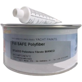 YACHT PAINTS FILL SAFE POLYFIBER STUCCO POLIESTERE FIBRATO PER BARCHE BIANCO KG. 1 YACHT PAINTS FILL SAFE POLYFIBER STUCCO POLIESTERE FIBRATO PER