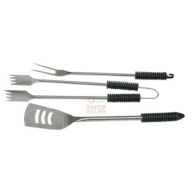 SET 3 PEZZI MANICO PLASTICA PER BARBECUE SET 3 PEZZI MANICO PLASTICA PER BARBECUE