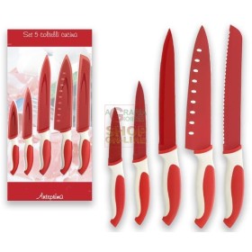 MAX SET 5 COLTELLI CUCINA CON CUSTODIA MAX SET 5 COLTELLI CUCINA CON CUSTODIA
