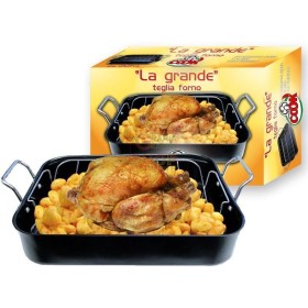 MAX TEGLIA FORNO CON GRIGLIA  ANTIAD. 41X31 MAX TEGLIA FORNO CON GRIGLIA ANTIAD. 41X31