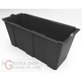 Vaso Bama nero interno per fiorieraon spalliera Separè cm. 79x35x37h Vaso Bama nero interno per fiorieraon spalliera Separè cm.