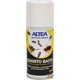 ALTEA QUANTO BASTA BOMBOLA INSETTICIDA AEROSOL SVUOTAMENTO TOTALE 150 g ALTEA QUANTO BASTA BOMBOLA INSETTICIDA AEROSOL SVUOTAMENTO