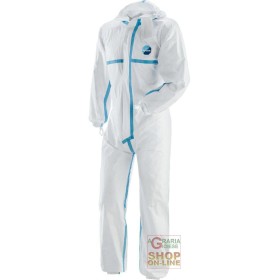 TUTA TYVEK CON CAPPUCCIO  CUCITURE SALDATE  TG  M L XL XXL TUTA TYVEK CON CAPPUCCIO CUCITURE SALDATE TG M L XL XXL