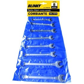 BLINKY SERIE CHIAVI COMBINATE PZ. 12 CROMOVANADIO MM. 6/22 BLINKY SERIE CHIAVI COMBINATE PZ. 12 CROMOVANADIO MM. 6/22