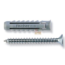 FISCHER TASSELLI CON VITE SX6S PZ. 100 FISCHER TASSELLI CON VITE SX6S PZ. 100