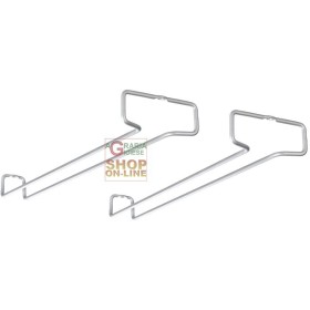 METALTAEX RAIL-41 SET 2 BINARI SOTTORIPIANI PER BICCHIERI CM. 41 X 11 X 4 METALTAEX RAIL-41 SET 2 BINARI SOTTORIPIANI PER BICCHIERI CM.