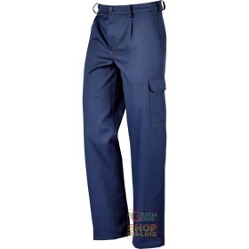 PANTALONE SUPERMASSAUA 100% COTONE GR  270  CON TASCONE  COLORE BLU  TG  44 64 PANTALONE SUPERMASSAUA 100% COTONE GR 270 CON TASCONE COLORE