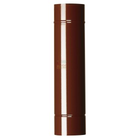 TUBO IN ACCIAIO PORCELLANATO PER STUFA DIAM. CM. 15 MARRONE TUBO IN ACCIAIO PORCELLANATO PER STUFA DIAM. CM. 15 MARRONE