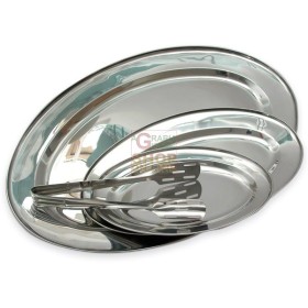 MAX SET 3 VASSOI + PINZA INOX MAX SET 3 VASSOI + PINZA INOX